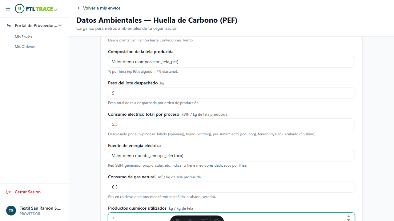 Formulario lleno